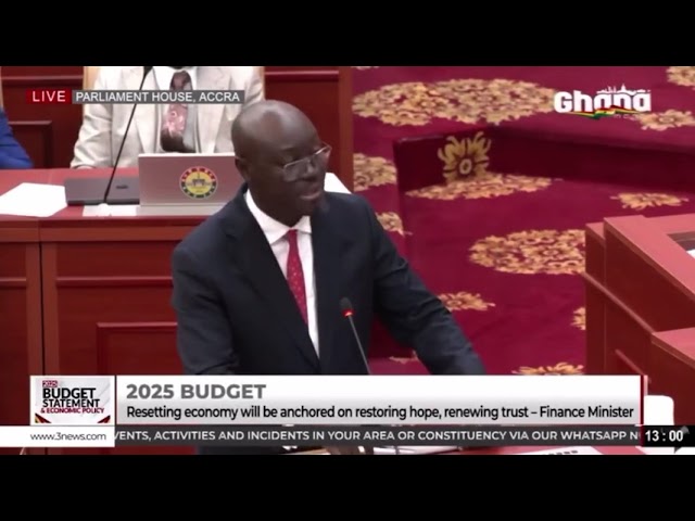 #2025Budget" : I came to the chamber today with a made in Ghana bag" - Cassiel Ato Forson