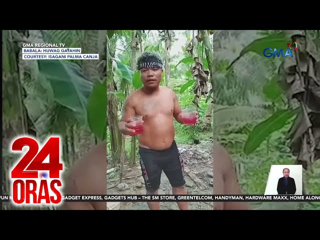 Content creator, sinilaban ang sarili para sa views; nagtamo ng 2nd degree burns | 24 Oras