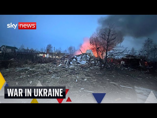 ⁣Ukraine launches  major drone attack on Russia