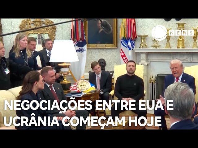 Negociações entre EUA e Ucrânia começam hoje