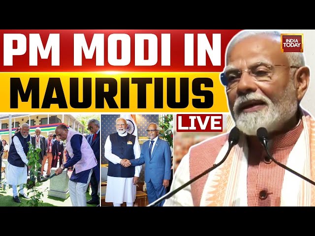 ⁣PM Modi Mauritius LIVE | PM Modi Attends Community Program In Mauritius | PM Modi LIVE