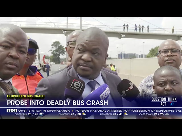 Probe into deadly Ekurhuleni bus crash