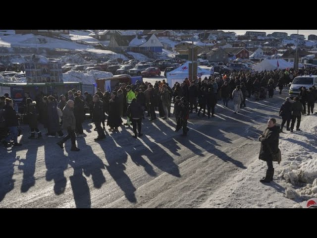 ⁣The world watches as Greenlanders take to the polls in parliamentary election