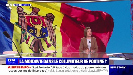 ⁣Maia Sandu: "Je voudrais exprimer ma reconnaissance et celle du peuple moldave au président Mac