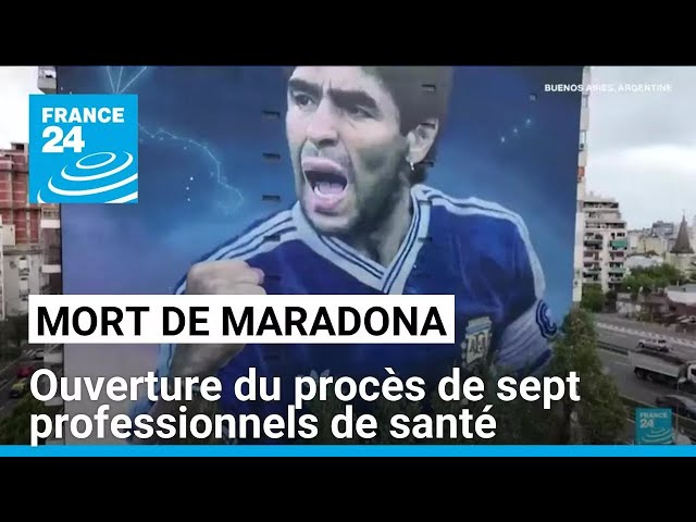 Argentine : quatre ans après la mort de Maradona, le procès de sept professionnels de santé s'o