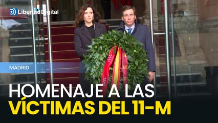 Ayuso y Almeida rinden homenaje a las víctimas del 11-M