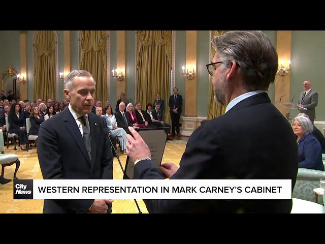 ⁣Western representation in Mark Carney's cabinet