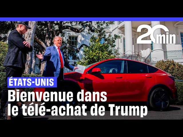 Etats-Unis : L'émission de télé-achat improvisée de Trump à la Maison-Blanche pour Tesla