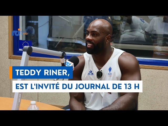 Teddy Riner est l'invité du journal de 13 H