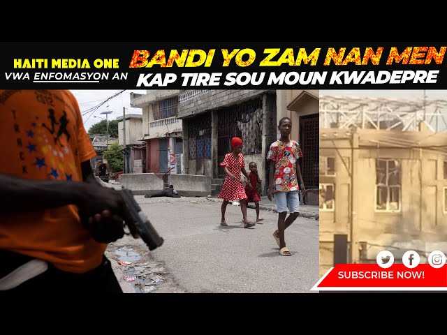 Bandi Yo An Direk Kap Videl Bal Sou Moun Kwadepre, Yo Boule Lokal Radyo Karayib