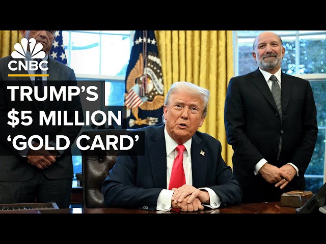 ⁣What Trump's $5 Million 'Gold Card' Visa Means For Rich Immigrants