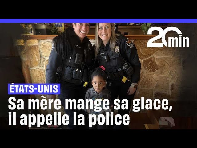 ⁣États-Unis : À 4 ans, il appelle la police pour faire arrêter sa mère, qui a mangé sa glace