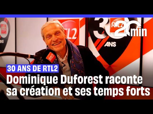 ⁣30 ans de RTL2 : Dominique Duforest raconte sa création et ses temps forts