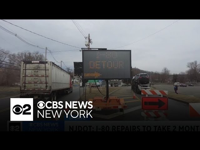 I-80 repairs will take 2 more months, New Jersey officials say