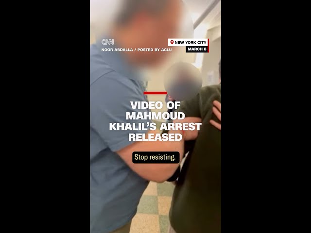 ⁣Video of Mahmoud Khalil’s arrest released