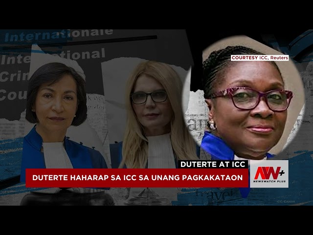 ⁣Duterte haharap sa ICC sa unang pagkakataon | NewsWatch Reports