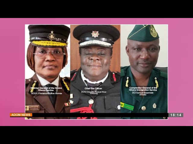 Mahama Appoints New Heads of Security Services - Evening News on Adom TV (14-03-25)