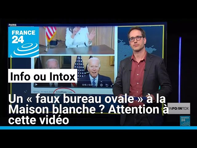 ⁣Un « faux bureau ovale » à la Maison blanche ? Attention à cette vidéo • FRANCE 24