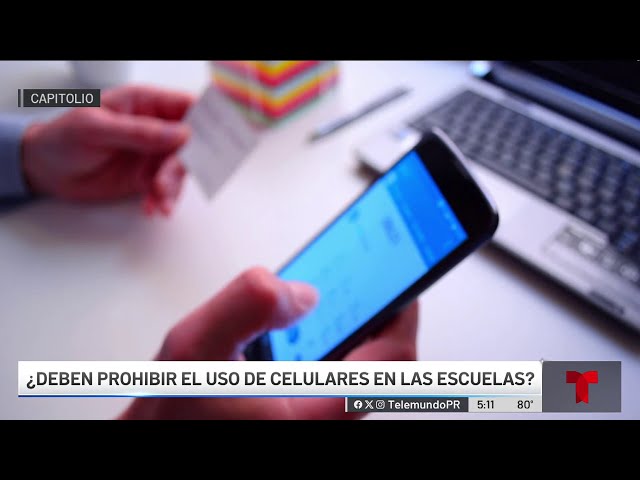 ⁣Buscan prohibir celulares en las escuelas elementales