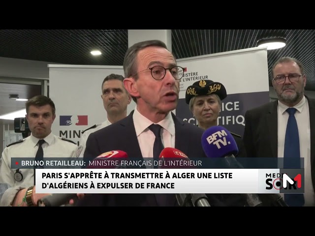 ⁣Paris s´apprête à transmettre à Alger une liste d´Algériens à expulser de France