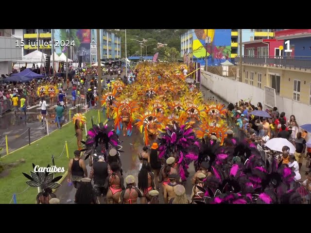 ⁣Caraïbes : carnaval à Sainte-Lucie en juillet