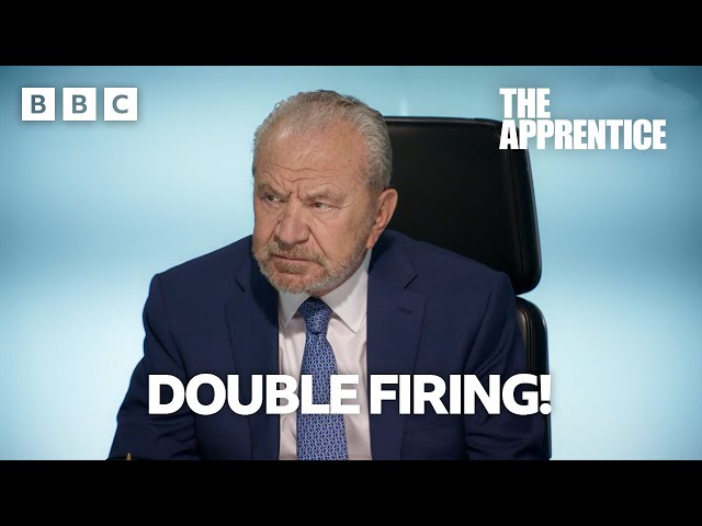 ⁣A surprise double firing during The Apprentice boardroom