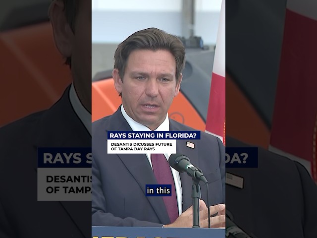 ⁣Gov. Ron DeSantis weighs in on Tampa Bay Rays situation #news #tampabayrays #baseball