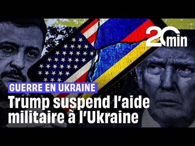 ⁣Trump ordonne une pause de l’aide militaire américaine à l’Ukraine