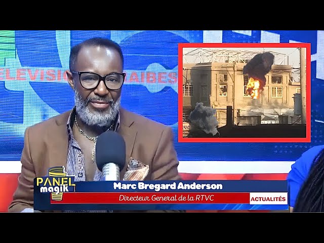 ⁣Marc Bregard Anderson concernant l’incendie des locaux de Radio Télévision Caraïbes