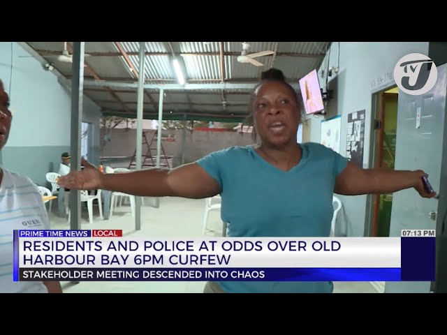 ⁣Residents & Police at Odds Over Old Harbour Bay 6pm Curfew | TVJ News