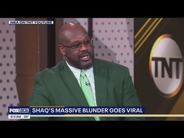 Shaq's massive blunder goes viral