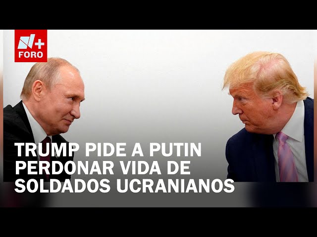 ⁣Trump pide a Putin detener los ataques contra Ucrania - Las Noticias