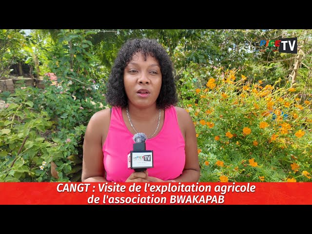 ⁣CANGT : Visite de l'exploitation agricole de l'association BWAKAPAB