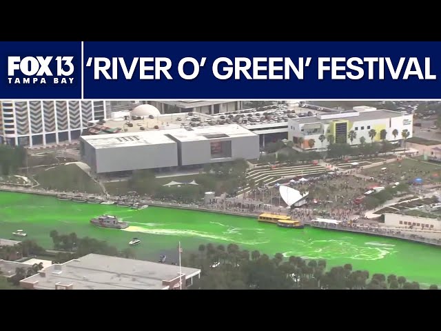 ⁣River O' Green Tampa: St. Patrick's Day festivities this weekend