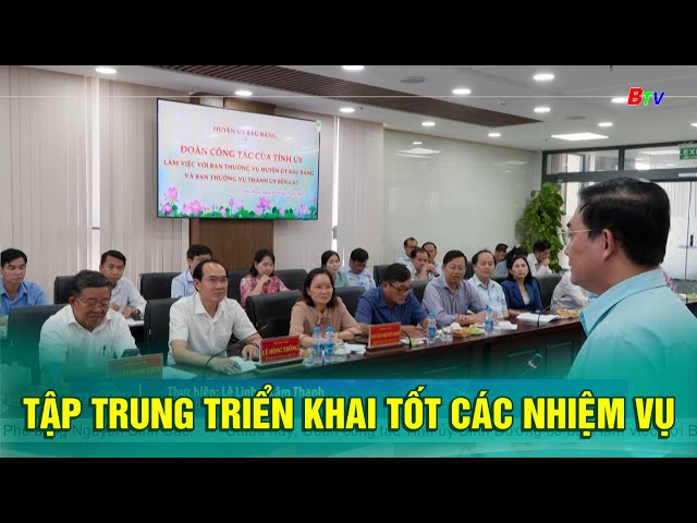 ⁣Tập trung triển khai tốt các nhiệm vụ | BTV - TRUYỀN HÌNH BÌNH DƯƠNG