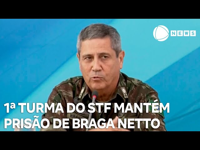 ⁣STF mantém prisão de Braga Netto por suposta tentativa de golpe de Estado