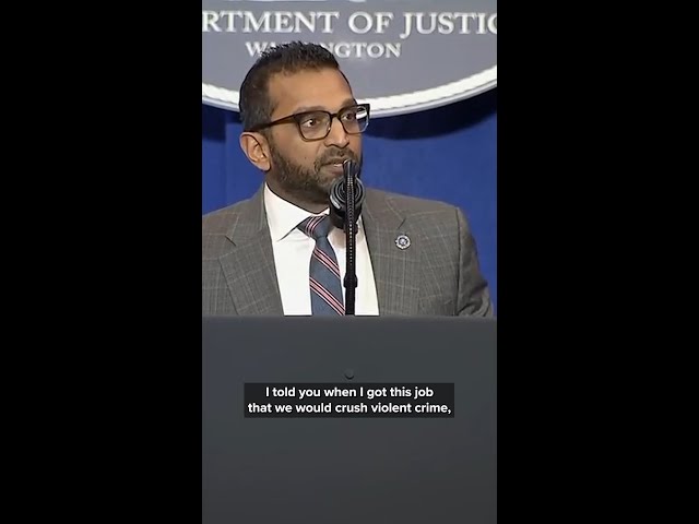 ⁣FBI Director Kash Patel on violent crime, Trump administration