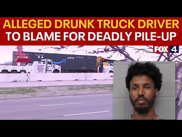 ⁣Austin crash: Alleged drunk truck driver to blame for deadly 17-car pile-up