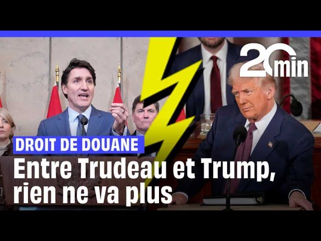 ⁣Droits de douane: Trudeau estime que Trump « veut faire chuter l’économie » du Canada pour...