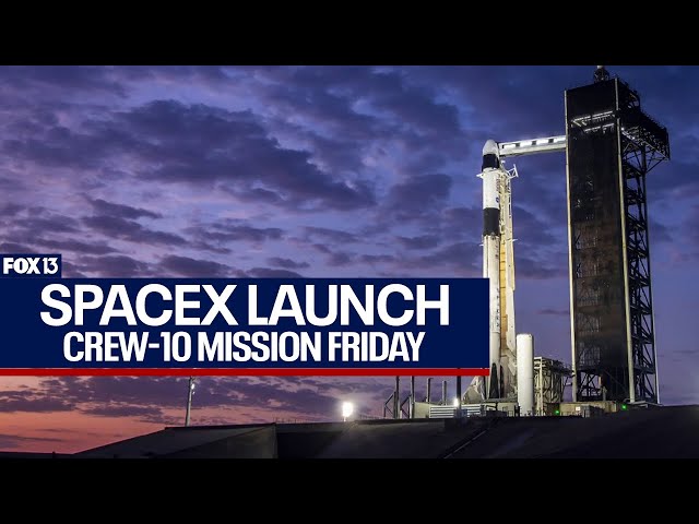 ⁣Watch: Crew-10 mission launch