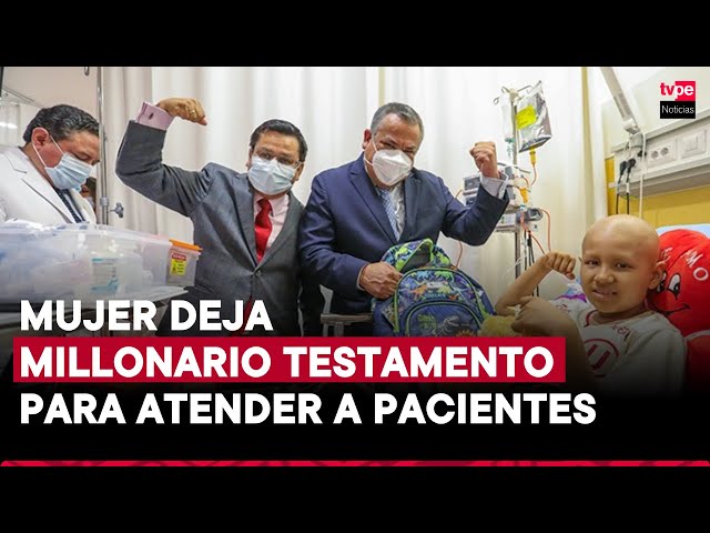 ⁣Mujer dejó millonario patrimonio a tres instituciones de salud para la atención de menores de edad