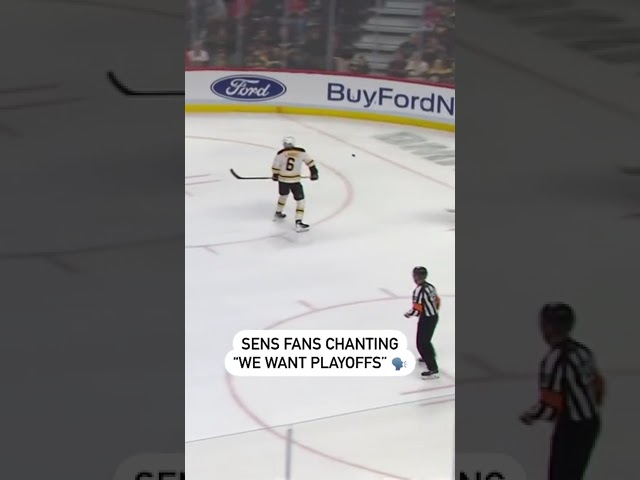 ⁣Senators Fans Chant WE WANT PLAYOFFS 