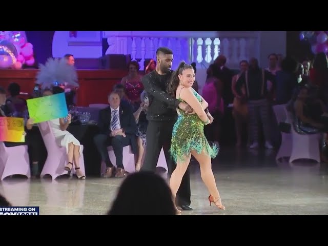 ⁣FOX 32's Terrence Lee competes at 'Dancing with Celebrities' event