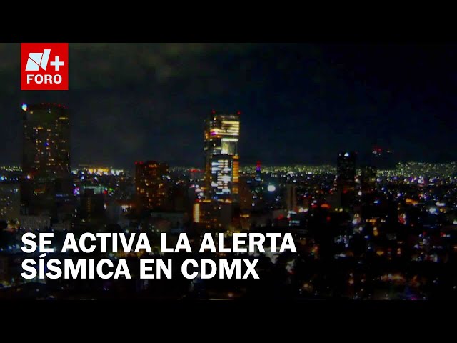 ⁣Alerta sísmica suena en CDMX