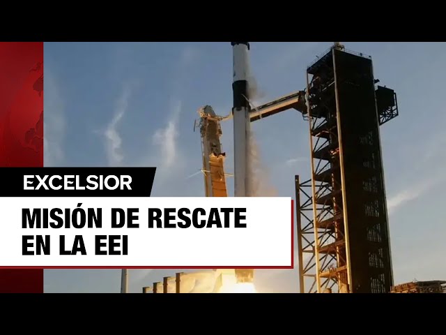 ⁣Despega cohete para rescatar a los astronautas varados en la EEI