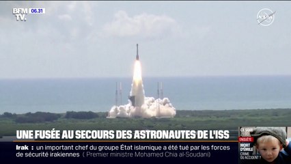 Décollage réussi pour la fusée de SpaceX censée ramener deux astronautes américains coincés dans l&#