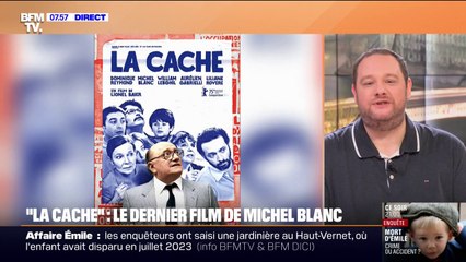 ⁣"La cache", ultime tournage de Michel Blanc, sort dans les salles obscures le 19 mars