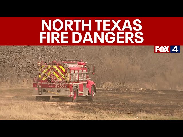 North Texas fire departments on standby as wildfire threat ramps up