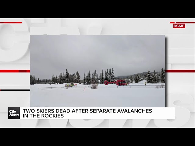 ⁣Two skiers dead in separate Alberta avalanches