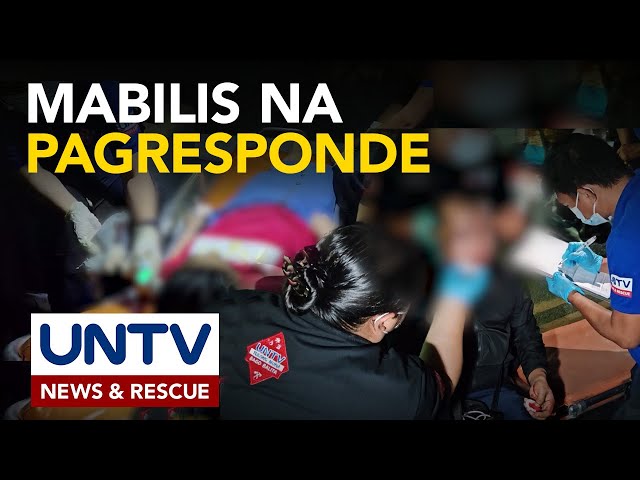 ⁣Nasugatang rider at tatlong buwang buntis, tinulungan ng UNTV News and Rescue team